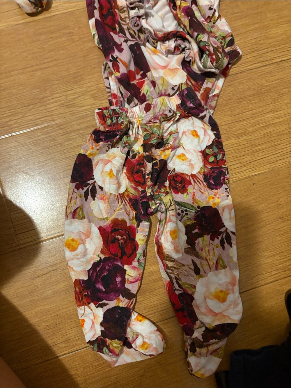Posh Peanut Floral Matching Set in White, Burgundy, Pink, Green